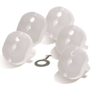 Product detail of Solight bezpečnostní - sada 5ks+1 klíček (5E61) bílá
