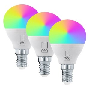 Product detail of IMMAX NEO LITE SMART LED E14 6W RGB+CCT barevná a bílá, stmívatelná, Wi-Fi, P45, TUYA, 3ks (07745C)