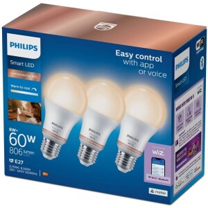 Product detail of Philips Smart LED 8 W, E27, Tunable White, 3 ks (929002383536)