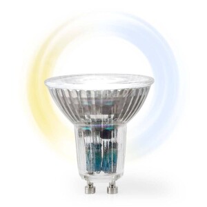 Product detail of Nedis SmartLife bodová, Wi-Fi, GU10, 345 lm, 4.9 W, Teplá - studená bílá (WIFILRW10GU10)