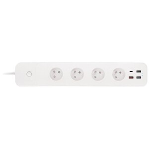 Product detail of iGET Power 4 USB HOME - Wi-Fi 4x zásuvka + 4x USB a měřením spotřeby, 1,5m (Power 4 USB) bílý