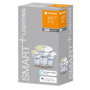 Product detail of LEDVANCE SMART+ WiFi Spot GU10 Dimmable 45° 5W 3ks (4058075486010)