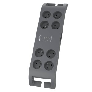 Product detail of Philips SPN3180A/60 8x zásuvka, 2m (SPN3180A/60) šedá
