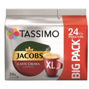 Product detail of Tassimo Jacobs Caffè Crema Classico XL 24 cups