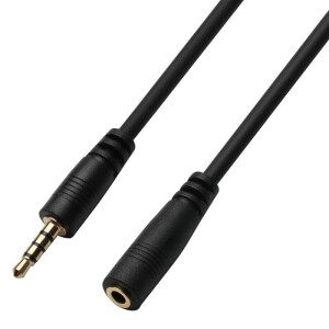 Product detail of GoGEN prodlužovací 3,5mm jack, 4 pólový, 2m (JACK200FM03) černý