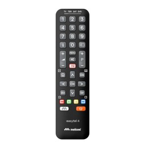 Product detail of Meliconi EASYTEL 4, Univerzální dálkový ovladač pro 4 přístroje (808060) černý
