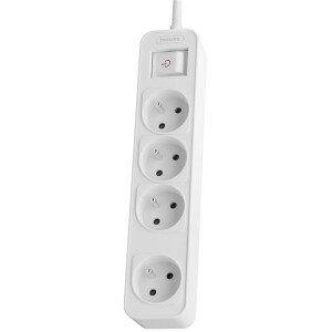 Product detail of Philips 4x zásuvka, s vypínačem, 3 m (CHP2144WB/60) bílý