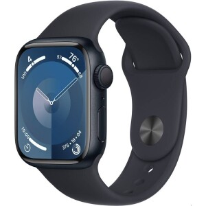 Product detail of Apple Watch Series 9 GPS 41mm pouzdro z temně inkoustového hliníku - temně inkoustový sportovní řemínek - M/L (MR8X3QC/A)