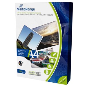 Product detail of MediaRange A4 100 listů 130g matný inkoust (MRINK101)