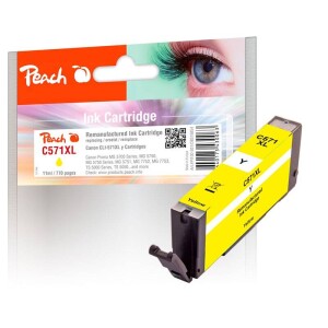 Product detail of Peach Canon CLI-571XLY, 770 stran (319854) žlutá