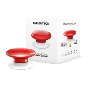 Product detail of Fibaro Button, Z-Wave Plus (FIB-FGPB-103-ZW5) červené
