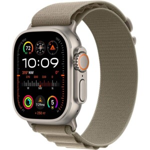 Product detail of Apple Watch Ultra 2 GPS + Cellular, 49mm pouzdro z titanu - olivový alpský tah - S (MREX3CS/A)