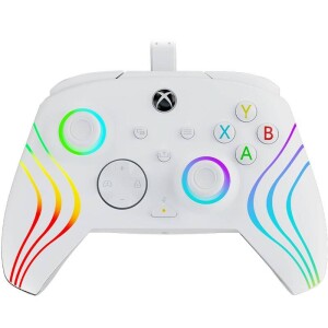 Product detail of PDP Afterglow Wave RGB Wired Controller pro Xbox One/Series (049-024-WH) bílý