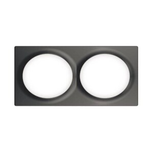 Product detail of Fibaro Walli Dvojrámeček, matná antracit (FG-Wx-PP-0003-8)