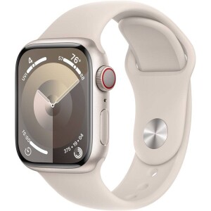 Product detail of Apple Watch Series 9 GPS + Cellular 45mm pouzdro z hvezdně bílého hliníku - hvězdně bílý sportovní řemínek - M/L (MRM93QC/A)