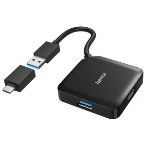 Product detail of Hama USB,USB-C/4x USB 3.2 Gen 1 (200116) černý