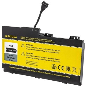 Product detail of PATONA pro HP ZBook 17 G3 8400mAh Li-Pol 11,4V AI06XL (PT2914)