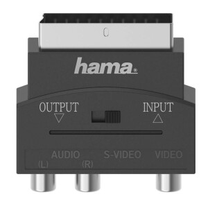 Product detail of Hama SCART / 3 cinch AV + S-video, IN/OUT (205268)