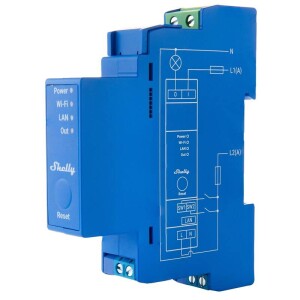 Product detail of Shelly Pro 1, na DIN lištu, Wi-Fi, LAN (SHELLY-PRO-1)