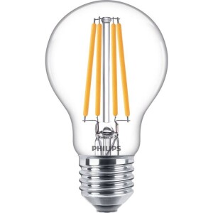 Product detail of Philips filament klasik, E27, 10,5W, studená bílá (8718699762070)
