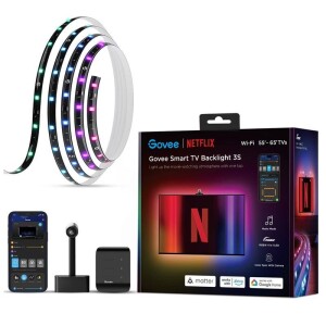 Product detail of Govee Smart LED podsvícení, RGBICW, Netflix TV 55-65 (H60983D1)