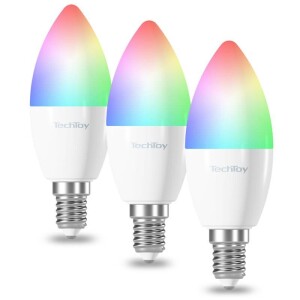 Product detail of TechToy RGB, 6W, E14, ZigBee, 3ks (TSL-LIG-E14ZB-3PC)