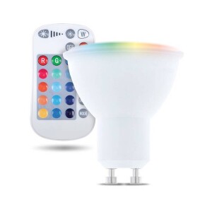 Product detail of Forever bodová, GU10 RGB 5W s dálkovým ovládáním (RTV003567)