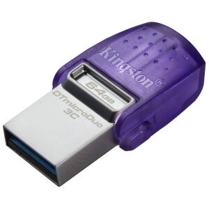 Product detail of Kingston DataTraveler microDuo 3C 64GB (DTDUO3CG3/64GB) fialový