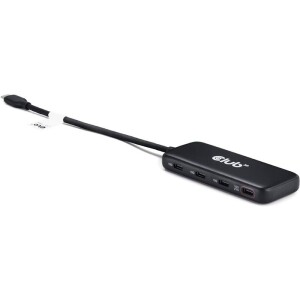 Product detail of Club3D USB-C / 4x USB-C, PD 3.0 (CSV-1548) černý