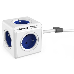 Product detail of CubeNest Powercube Extended, 5x zásuvka, 1,5 m (PC320BL) bílý/modrý