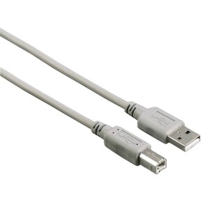 Product detail of Hama USB 2.0 typ A-B, 3 m (200901) šedý