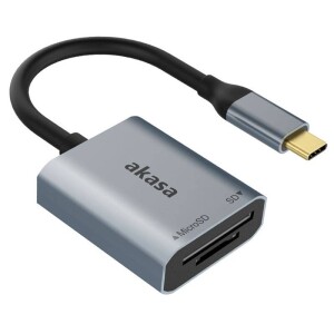 Product detail of akasa SD, microSD, USB 3.2 Type-C (AK-CR-10BK)