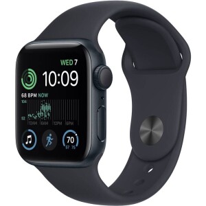 Product detail of Apple Watch SE 2022 GPS 40mm pouzdro z temně inkoustového hliníku - temně inkoustový sportovní řemínek (MNJT3CS/A)