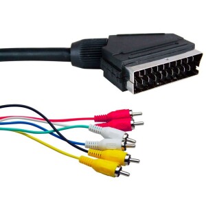 Product detail of GoGEN SCART/6x CINCH, 1,5m (SCART6RCA150MM0) černý