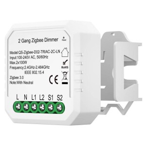 Product detail of IMMAX NEO SMART kontroler stmívatelný V5 2-tlačítkový Zigbee 3.0, TUYA (07520L)