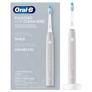 Product detail of Oral-B Pulsonic Slim Clean 2000 Grey