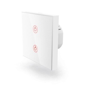 Product detail of Hama WiFi, dotykový, vestavný, dvojitý - bílý