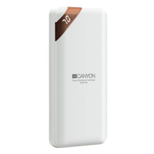 Product detail of Canyon PB-102W, 10000 mAh, USB-C, s digitálnim displejem (CNE-CPBP10W) bílá