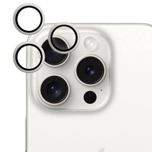Product detail of Epico Aluminium Lens Protector na Apple iPhone 15 Pro/15 Pro Max (81312152100001) stříbrné