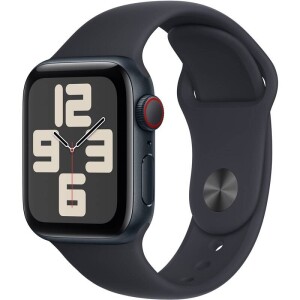 Product detail of Apple Watch SE 2023 GPS + Cellular 44mm pouzdro z temně inkoustového hliníku - temně inkoustový sportovní řemínek - S/M (MRH53QC/A)