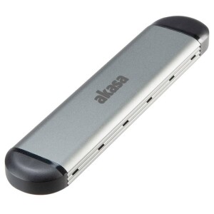 Product detail of akasa M.2 SATA/NVMe SSD to USB 3.1 Gen 2, 10Gb/s (AK-ENU3M2-04)