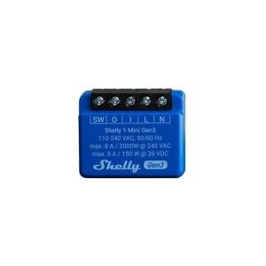 Product detail of Shelly Shelly Gen3 1 Mini, spínací modul, WiFi (SHELLY-PLUS-1-MINI-GEN3)