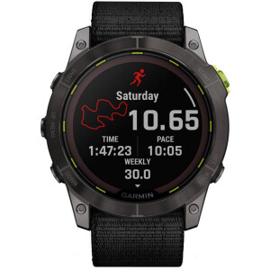 Product detail of Garmin Enduro 2 PRO Sapphire Solar - Carbon Gray Titanium/ Black UltraFit Nylon Band (010-02754-01)