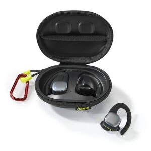 Product detail of Hama Bluetooth Spirit Athletics s klipem, pecky, nabíjecí pouzdro (184113) černá