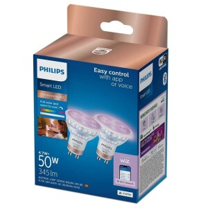 Product detail of Philips Smart LED 4,7W, GU10, RGB, 2ks (929003772341)