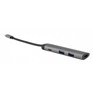 Product detail of Verbatim USB-C/2x USB 3.0, USB-C, HDMI (49140) šedý