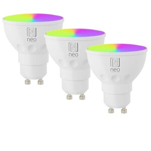 Product detail of IMMAX GU10 4,8W RGB+CCT, ZigBee, Tuya, 3ks (07777C)