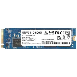 Product detail of Synology SNV3410, 800 GB, M.2 NVMe, M.2 2280 (SNV3410-800G)