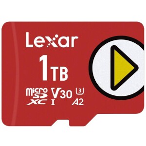Product detail of Lexar PLAY microSDXC 1TB UHS-I, (160R/100W) C10 A2 V30 U3 (LMSPLAY001T-BNNNG)