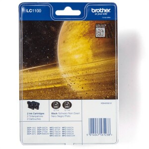Product detail of Brother LC-1100BK, 2x450 stran, 2-pack (LC1100BKBP2) černá